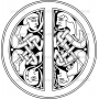 Векторный клипарт «Ирландский орнамент (34)»