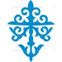 Векторный клипарт «Казахский орнамент (32)»