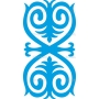 Векторный клипарт «Киргизский орнамент (15)»