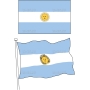 Векторный клипарт «Флаги стран (11)»