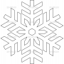Векторный макет «Снежинка (26)»