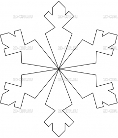 Снежинка (51)