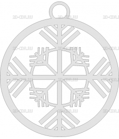 Снежинка (55)