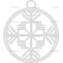 Векторный макет «Снежинка (55)»