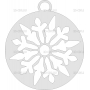 Векторный макет «Снежинка (63)»