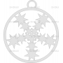 Векторный макет «Снежинка (65)»