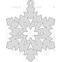 Векторный макет «Снежинка (69)»