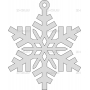 Векторный макет «Снежинка (71)»