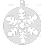 Векторный макет «Снежинка (89)»