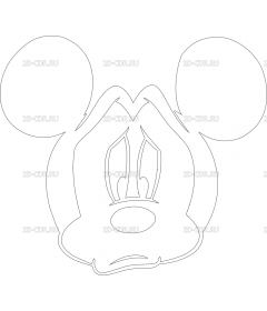Микки-Маус грустный