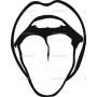 Векторный макет «Открытый рот»