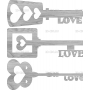 Векторный макет «Ключница Любовь»