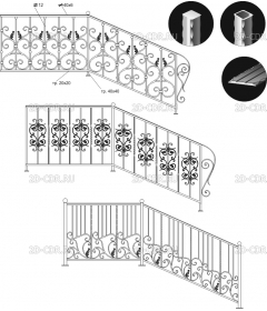 Решетки, перила (11)