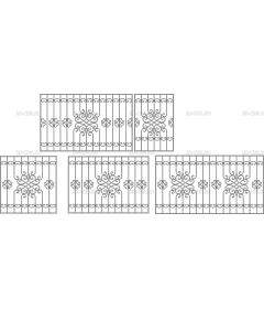 Решетки, перила (33)