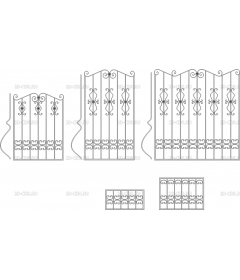 Решетки, перила (40)