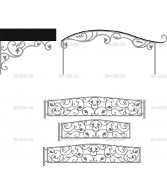 Решетки, перила (55)