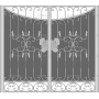 Векторный макет «Решетки, перила (56)»