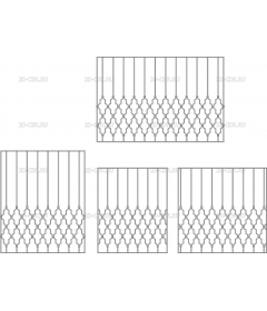 Решетки, перила (66)