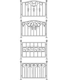 Решетки, перила (83)