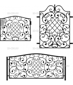 Решетки, перила (86)