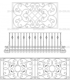 Решетки, перила (9)