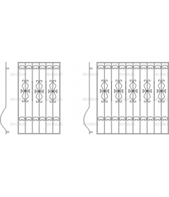 Решетки, перила (90)
