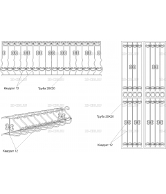 Решетки, перила (98)