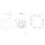 Векторный макет «Панно круглое РЫБА - чертеж»