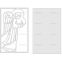 Векторный макет «Ангел орнамент (2)»