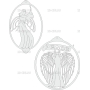 Векторный макет «Ангел орнамент»