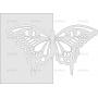 Векторный макет «Бабочка (2)»