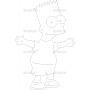 Векторный макет «Барт (симпсоны)»
