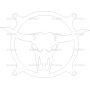 Векторный макет «Голова быка»