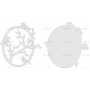 Векторный макет «Дерево птица»