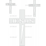 Векторный макет «Иисус крест»