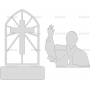Векторный макет «Крест (4)»