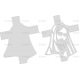 Векторный макет «Крест - Иисус (4)»