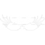 Векторный макет «Крылья (2)»