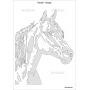 Векторный макет «Лошадь (1)»