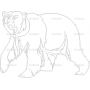 Векторный макет «Медведь (2)»