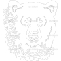 Векторный макет «Медведь (3)»