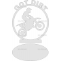 Векторный макет «Мотоциклист»