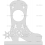 Векторный макет «Обувь Ковбоя»