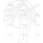 Векторный макет «Пальма»