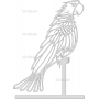 Векторный макет «Попугай (3)»