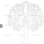 Векторный макет «Дерево (16)»