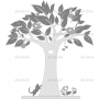 Векторный макет «Дерево (34)»