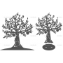 Векторный макет «Дерево (6)»