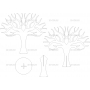 Векторный макет «Дерево (69)»