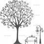 Векторный макет «Дерево (81)»